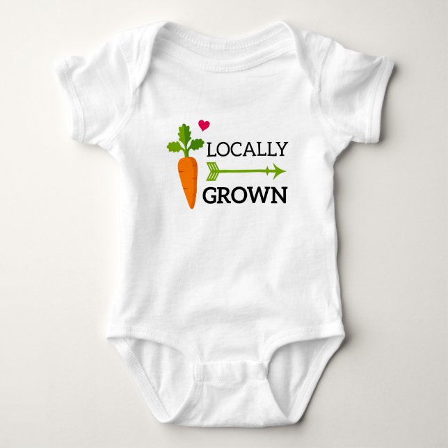 Locally Grown Baby Bodysuit (Front)