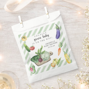 Locally Grown Baby Farmers Market Baby Shower Favour Bags
