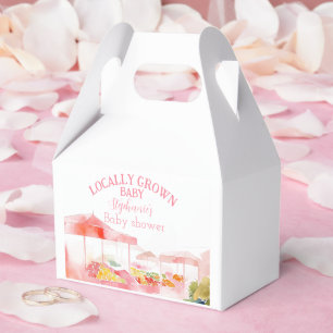 Locally Grown Baby Girl Shower Farmers Market Favour Box