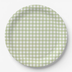 Locally Grown Baby Is On The Way Baby Shower Paper Plate