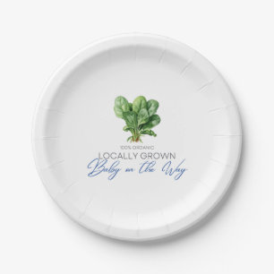 Locally Grown Baby Paper Plate