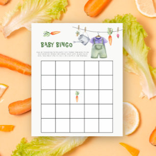 Locally grown Baby shower Bingo game
