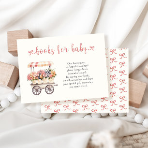 Locally Grown Baby Shower Books for Baby Enclosure Card