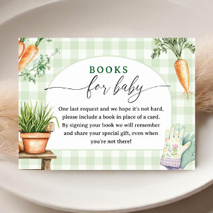Locally Grown Baby Shower Books For Baby Enclosure Card