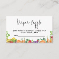Locally Grown Baby Shower Diaper Raffle