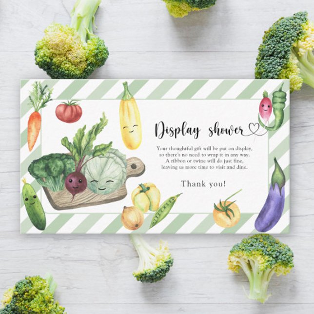 Locally grown baby shower - display shower card (Creator Uploaded)