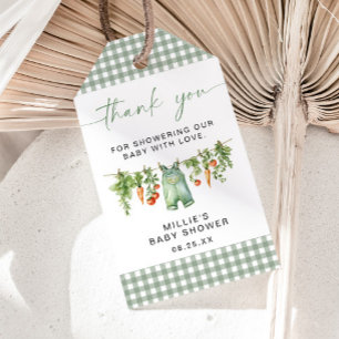 Locally Grown Baby Shower Favour Tag Thank You Sag