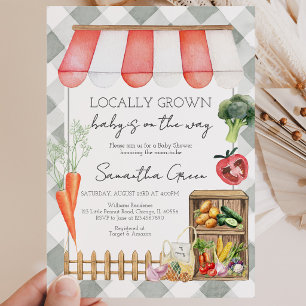Locally Grown Baby Shower Invitation