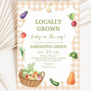 Locally Grown Baby Shower Invitation
