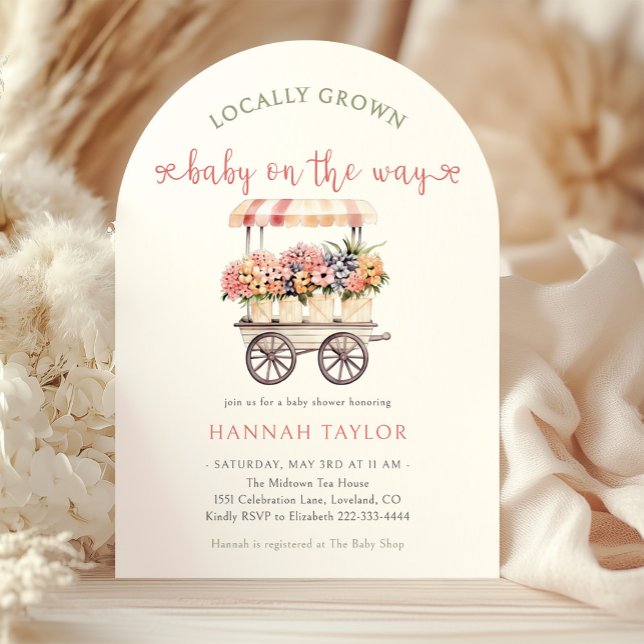 Locally Grown Baby Shower Invitation (Creator Uploaded)