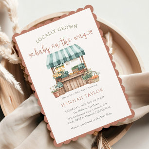 Locally Grown Baby Shower Invitation