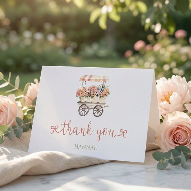 Locally Grown Baby Shower Thank You Card (Creator Uploaded)