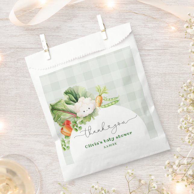Locally grown baby shower thank you favour bags (Clipped)