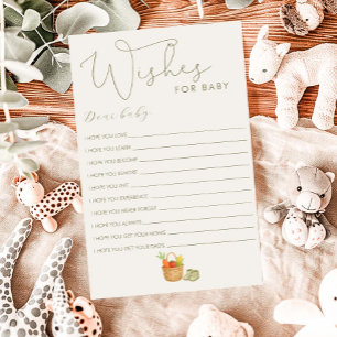 Locally Grown Baby Shower Wishes For baby