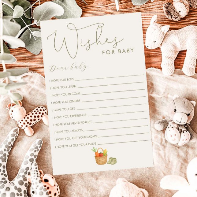 Locally Grown Baby Shower Wishes For baby (Creator Uploaded)