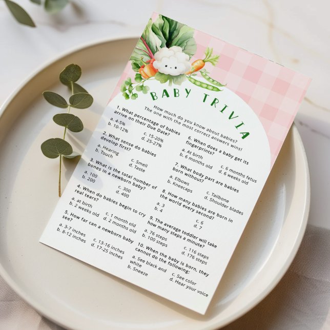 Locally grown baby trivia pink baby shower game (Creator Uploaded)