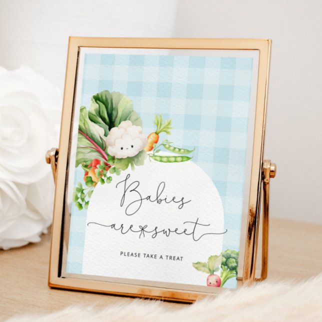 Locally grown blue baby Babies are sweet Poster (Creator Uploaded)