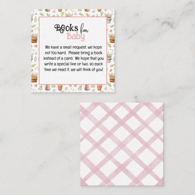 Locally Grown Book for Baby Card (Front/Back)