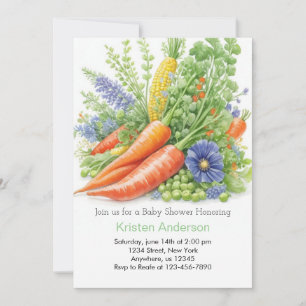 Locally Grown Cabbage Patch Baby Shower Invitation