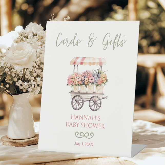 Locally Grown Cards and Gifts Baby Shower Pedestal Sign (Creator Uploaded)