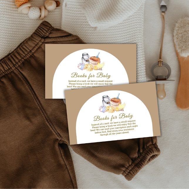 Locally Grown Chicken Mouse Books For Baby Shower Enclosure Card (Locally Grown Chicken Mouse Books For Baby Shower Enclosure Card)