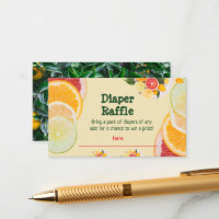 Locally Grown Citrus Fruit Garden Diaper Raffle