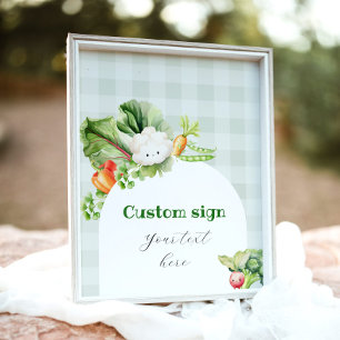 Locally grown Custom text Poster