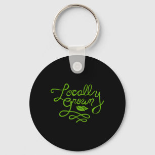 Locally Grown Earth Day Key Ring