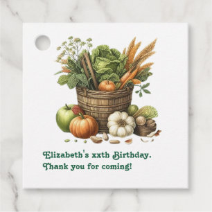 Locally Grown - Farm-Fresh Birthday Party Favour Tags