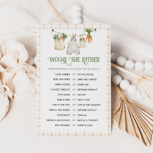 Locally Grown Farm Mum Baby Shower Game