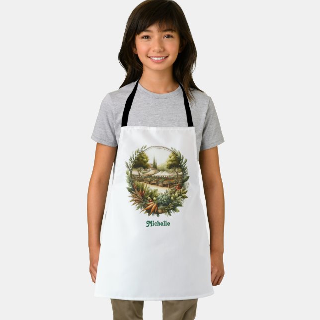 Locally Grown - Farmers Market Apron (Insitu)