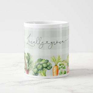 Locally grown Farmers market baby shower Large Coffee Mug