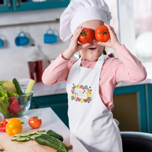 Locally Grown Farmer's Market Kids Apron
