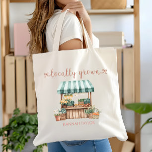 Locally Grown Farmer's Market  Tote Bag
