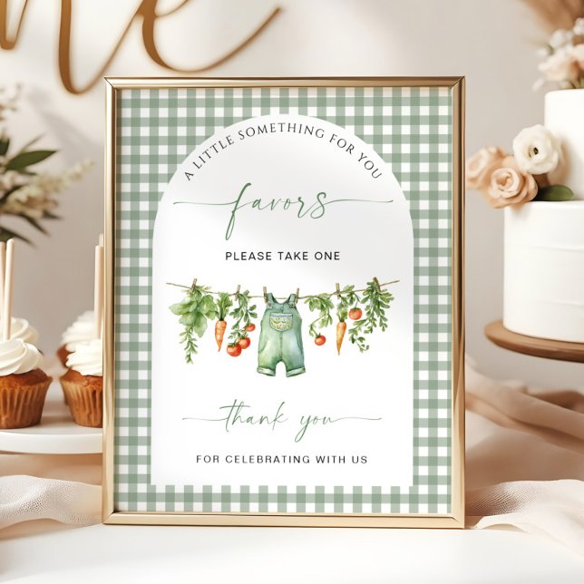 Locally Grown Favours Sign Vegetables Clothes Line (Creator Uploaded)