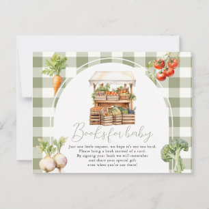 Locally Grown Fresh Market Books for baby Postcard