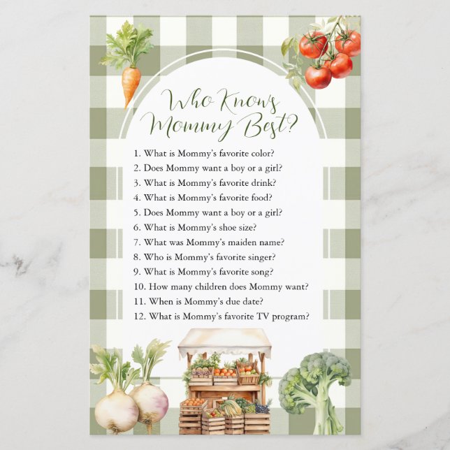 Locally Grown Fresh Market Mummy Best Game (Front)