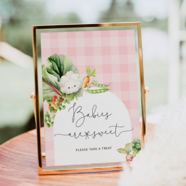 Locally grown pink baby Babies are sweet Poster (Creator Uploaded)