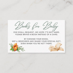 LOCALLY GROWN THEME - Books for Baby - Green Enclosure Card