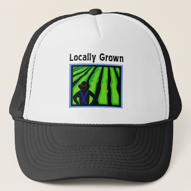 Locally Grown Trucker Hat (Front)