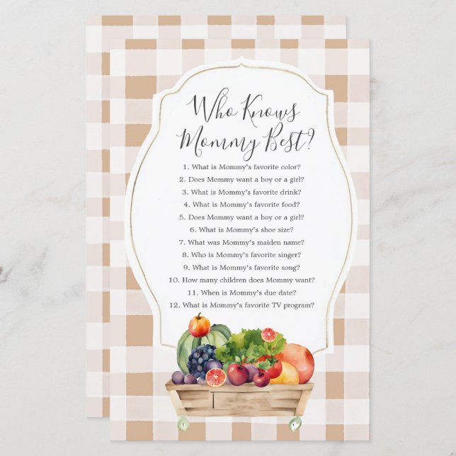 Locally Grown Veggies Farmers Who Know Mummy Best (Front/Back)