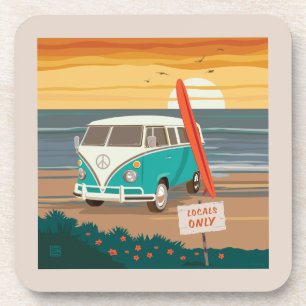 Locals Only   VW Surf Van Coaster