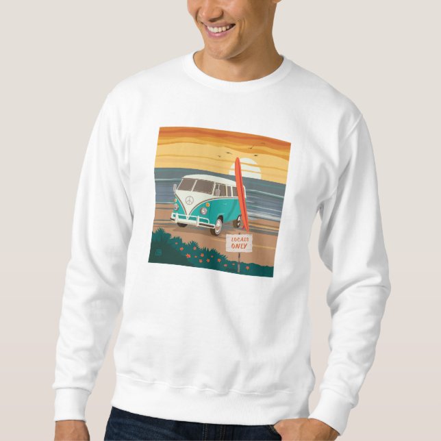 Locals Only | VW Surf Van Sweatshirt (Front)