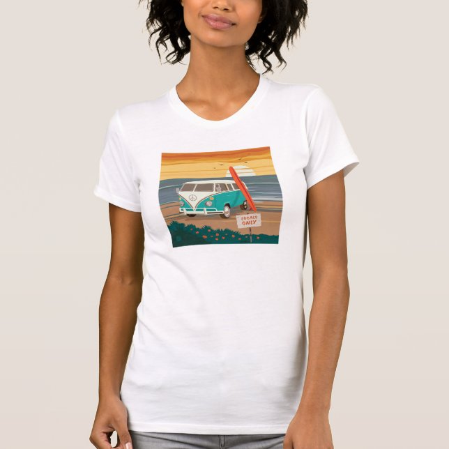 Locals Only | VW Surf Van T-Shirt (Front)