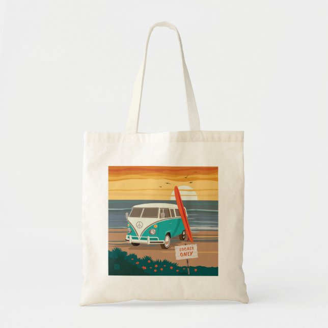 Locals Only | VW Surf Van Tote Bag (Front)