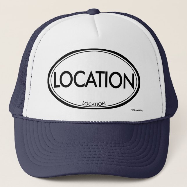 Location, Location Trucker Hat (Front)