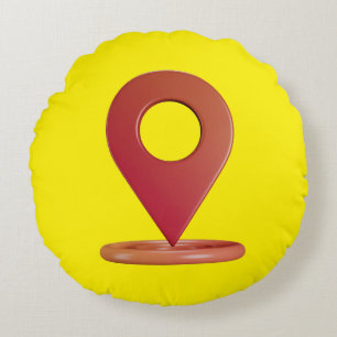 Location Vibes Round Cushion