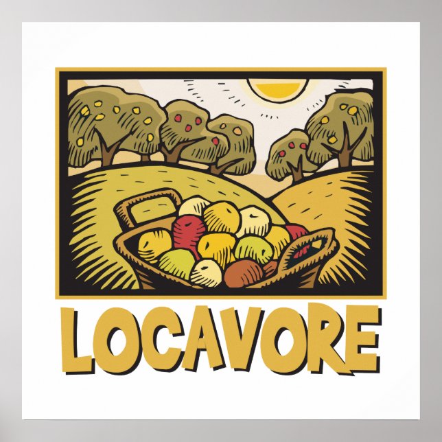 Locavore Slow Food Poster (Front)
