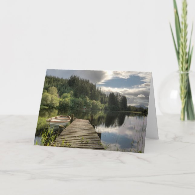 Loch Ard Jetty Card (Front)