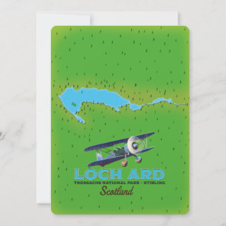 Loch Ard Trossachs National Park, Stirling map